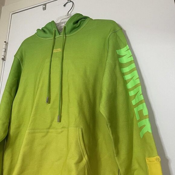 NEW! Rare Dave & Buster's x Bobblehaus Green Hoodie Unisex D&B Bobble Haus SZ XS - Picture 2 of 7